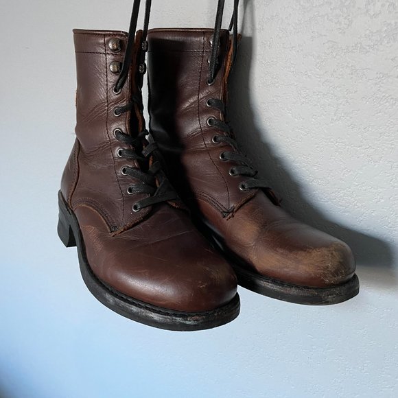 Frye Engineer Combat Boots - Picture 2 of 8